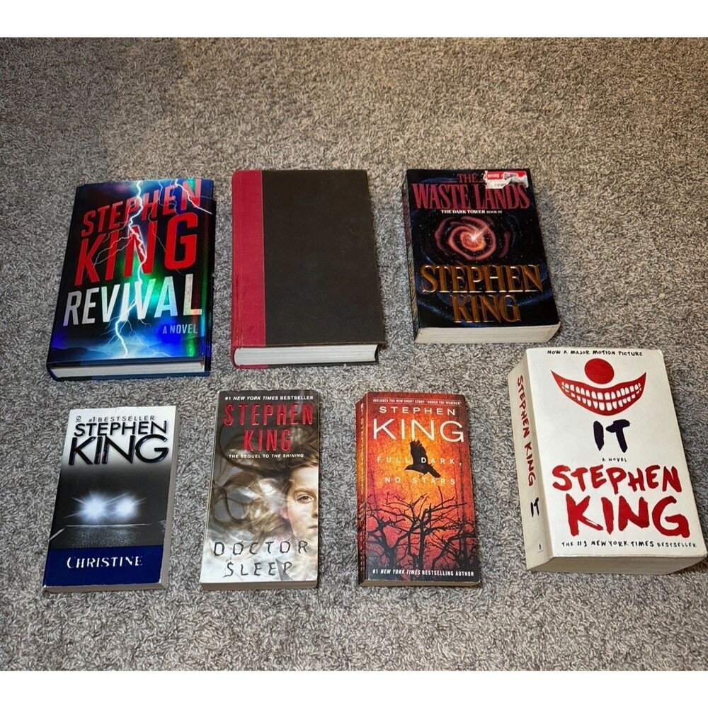 Stephen King Books LOT of 7 - Revival IT The Talisman 1st Edition Hardcover PB